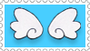Angel wings stamp